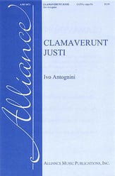 Clamaverunt Justi SATB choral sheet music cover